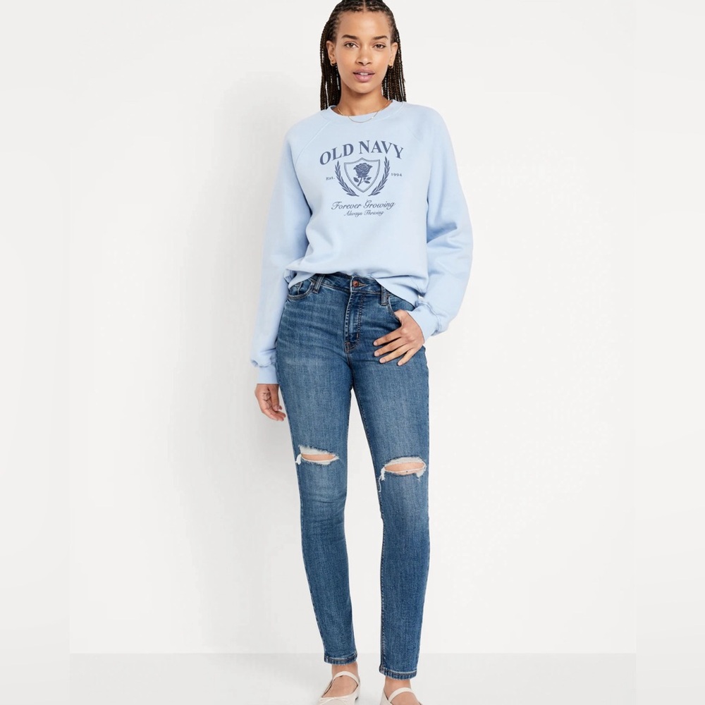 NWT Old Navy Power Straight High Rise Size 10